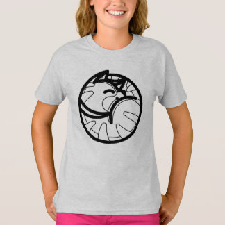 白黒#45 - Cat Sleeping V01 Tシャツ