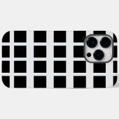 白黒 Case-Mate iPhoneケース (裏面 (横))