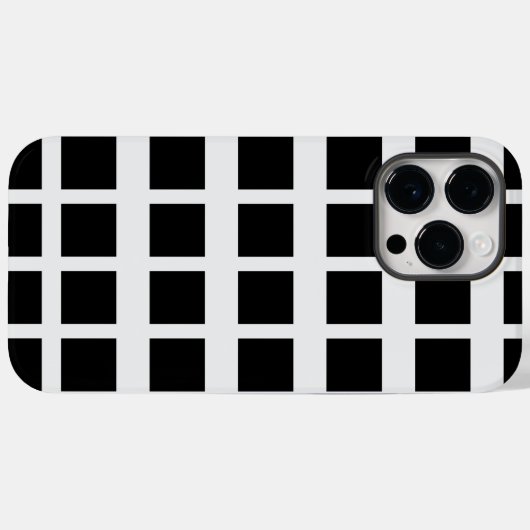 白黒 Case-Mate iPhoneケース (裏面 (横))