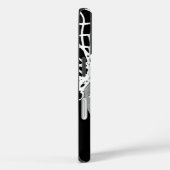 白黒 Case-Mate iPhoneケース (裏面 / 右)