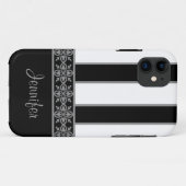 白黒 Case-Mate iPhoneケース (裏面(横))