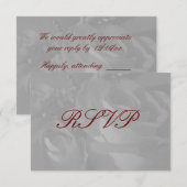 "白黒" - RSVP [a]のバラ (正面/裏面)