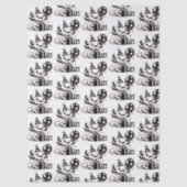 白黒Axolotls誕生日 薄葉紙 (正面)