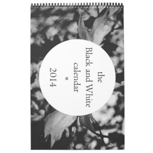 白黒Calendar*2104 カレンダー