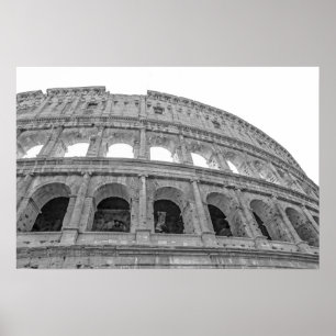 白黒Colosseum ポスター