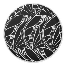 白黒Decoのデザインのキャビネットのノブ セラミックノブ