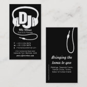 白黒DJの促進者の名刺 名刺 (正面/裏面)