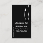 白黒DJの促進者の名刺 名刺 (裏面)