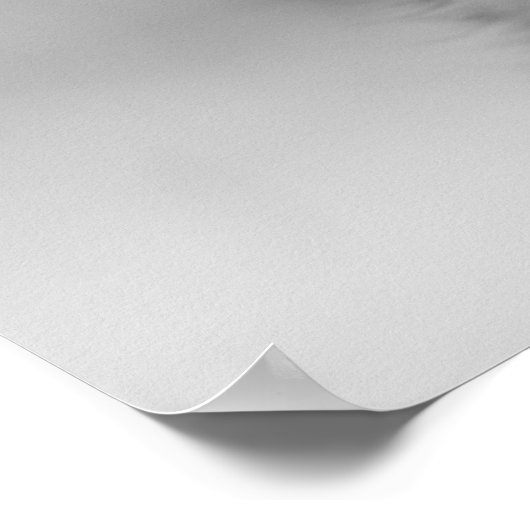 白黒Emuポートレート野生生物 ポスター (角)