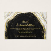 白黒Geodeゲスト宿泊施設Insertカード (正面)