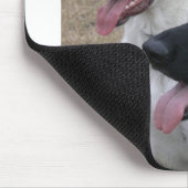 白黒GSD マウスパッド (コーナー)