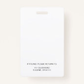 白黒IDバッジ バッジ (裏面)