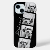 白黒Instagramフォトコラージュ Case-Mate iPhoneケース (裏面)