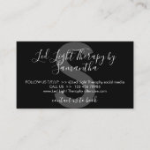 白黒LEDライトセラピーアフターケア 名刺 (正面)