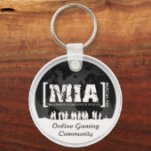 白黒MIAClan.netキーチェーン キーホルダー (正面)