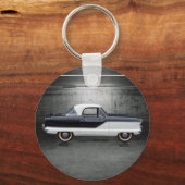 白黒Nash Metropolitan キーホルダー (正面)