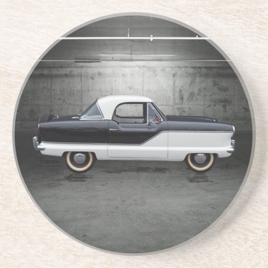 白黒Nash Metropolitan コースター (正面)