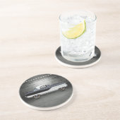 白黒Nash Metropolitan コースター (側面)