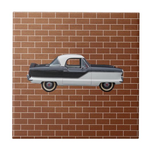 白黒Nash Metropolitan タイル (正面)