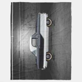 白黒Nash Metropolitan フリースブランケット