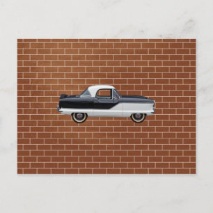 白黒Nash Metropolitan ポストカード