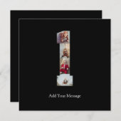 白黒No.1写真コラージュ シーズンカード (正面/裏面)