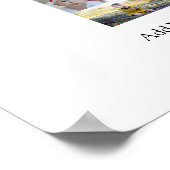 白黒No.2写真コラージュ ポスター (角)