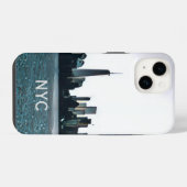 白黒NYCフォンケース iPhoneケース (裏面横)