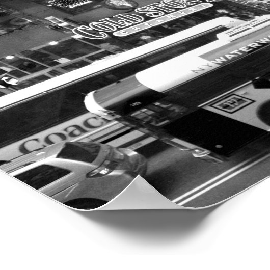 白黒NYC写真 ポスター (角)