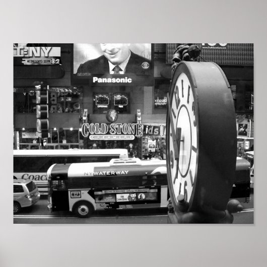 白黒NYC写真 ポスター (正面)