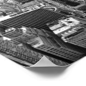 白黒NYC写真 ポスター (角)