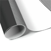 白黒Opアートデザイン、ラッピング紙 ラッピングペーパー (ロールコーナー)