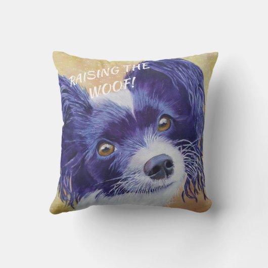 白黒PAPILLON クッション (裏面)