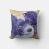 白黒PAPILLON クッション (正面)