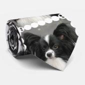 白黒Papillon ネクタイ (ロール)