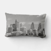 白黒Phillyの超高層ビル ランバークッション (裏面)