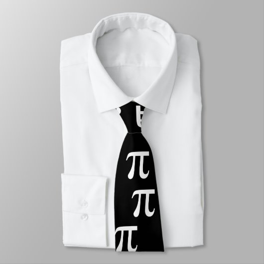 白黒Pi記号 ネクタイ (タイ)