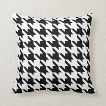 白黒Pied De Poule Houndstooth