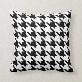 白黒Pied De Poule Houndstooth クッション