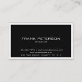 白黒QRコードコンサルタント 名刺 (裏面)