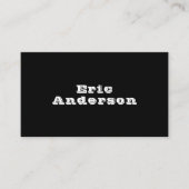 白黒QRコード最小化者 名刺 (正面)