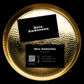 白黒QRコード最小化者 名刺