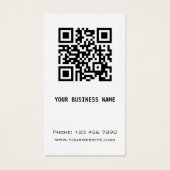 白黒QRコード (正面)