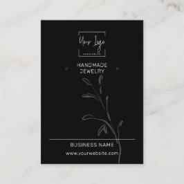 白黒QRファッションジュエリー表示カード コーリングカード