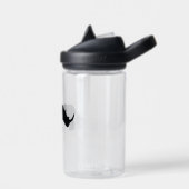 白黒Rhino ウォーターボトル (左面)