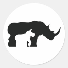 白黒Rhino ラウンドシール