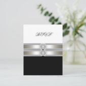 白黒RSVP 出欠カード (スタンド正面)