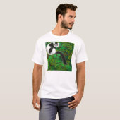 白黒RuffedのLemurのTシャツ Tシャツ (正面フル)