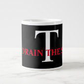 白黒Tはトランプ用 ジャンボコーヒーマグカップ (正面)