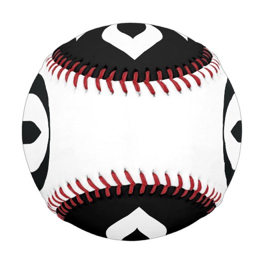 白黒UUシャリス 野球ボール (正面)